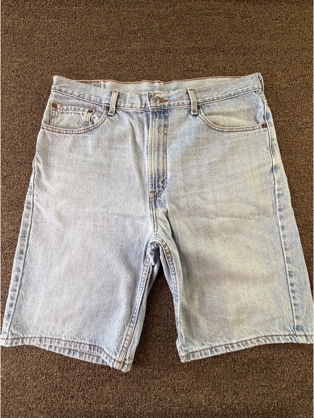 2006 Levi's 503 Denim Shorts W36 Light Wash Jorts